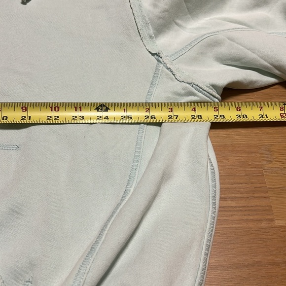 Free People We The Free jacket zip up Thermal hoodie jacket size M light green - Picture 13 of 14